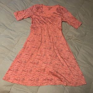 Toad & Co. short sleeve wrap dress